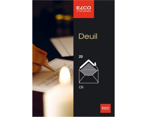 ELCO Trauercouvert Office C6 79818.12 100g, Klebung 25 Stk.