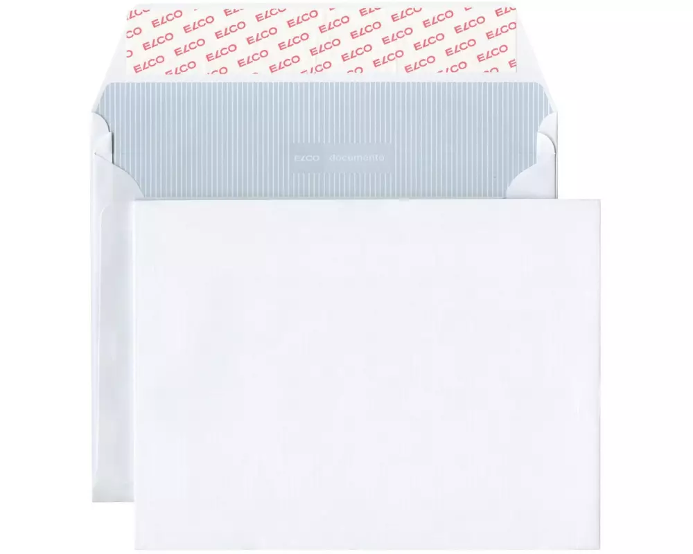 ELCO Couvert Documento C5, Keine Fenster, Weiss, 250 Stück