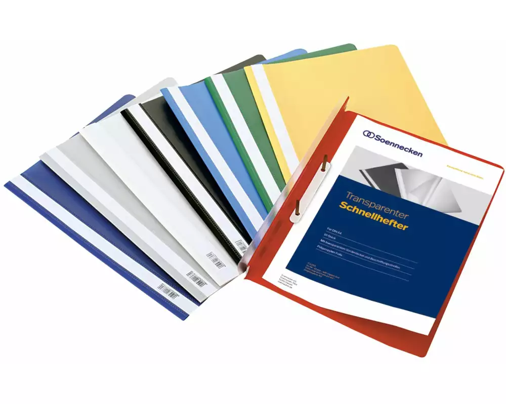 Soennecken Schnellhefter 1 Paket à 10 Stück, Grün