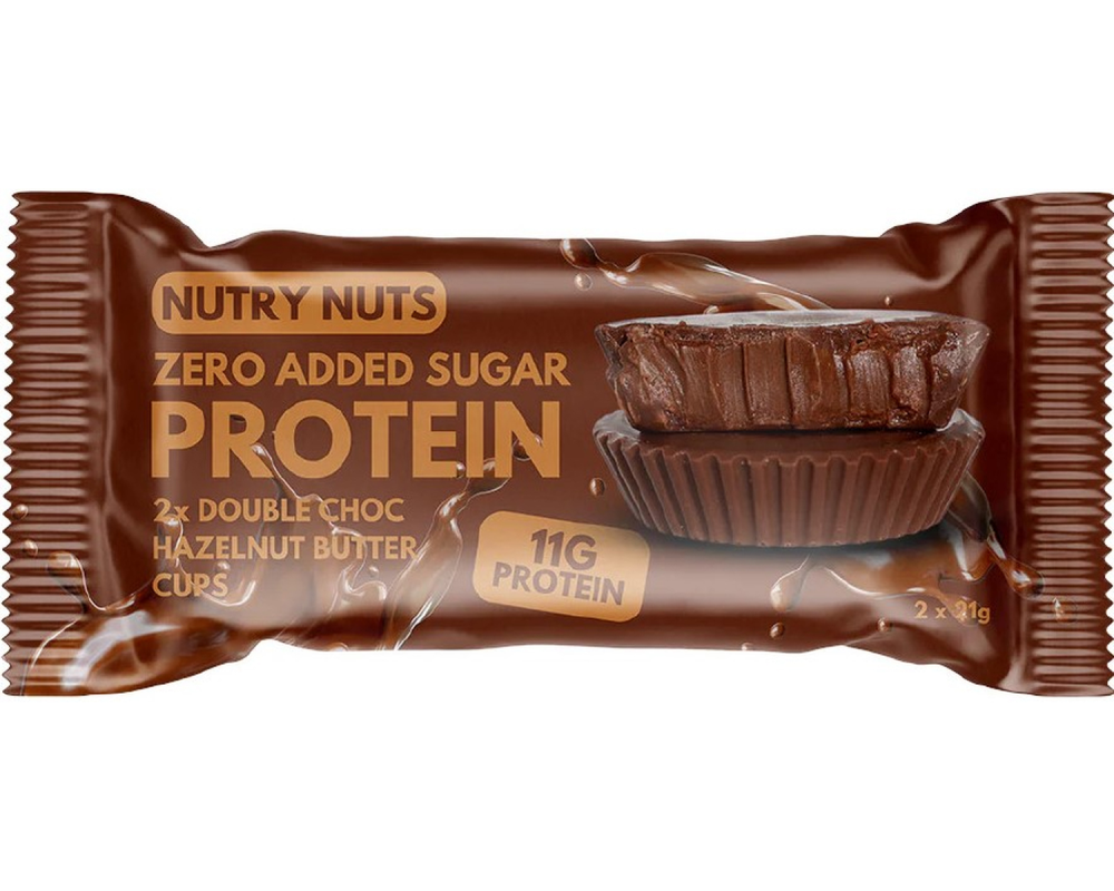 NUTRYNUTS Double Chocolate Hazelnut NN204 2x21g, 12 Stk.