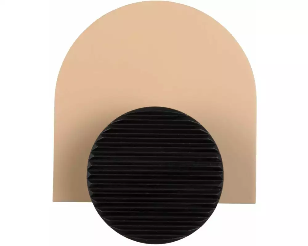 present time Wandhaken Single Knob, MDF, Soft brown