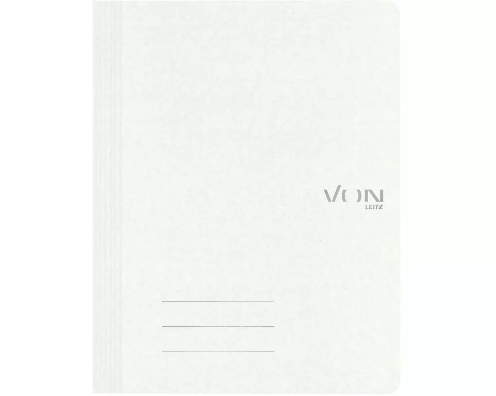 VON Schnellhefter mit Heftmechanik, A4, Weiss, 10 Stück