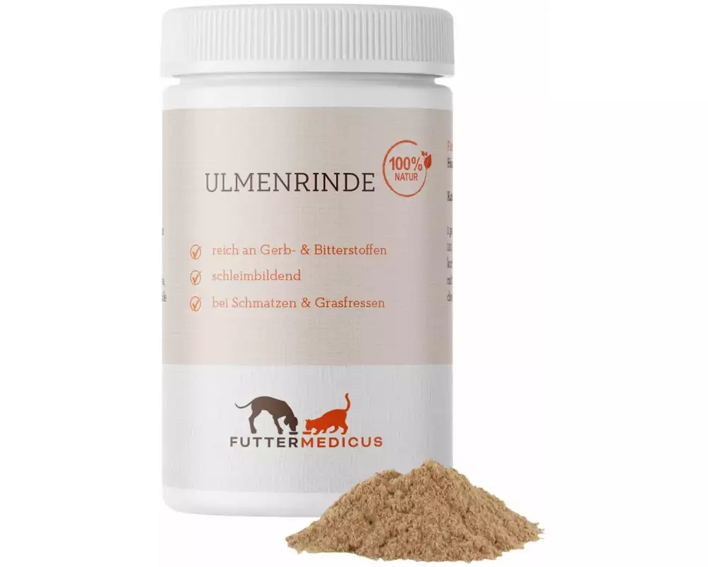Futtermedicus Hunde-Nahrungsergänzung Ulmenrinde, 150 g