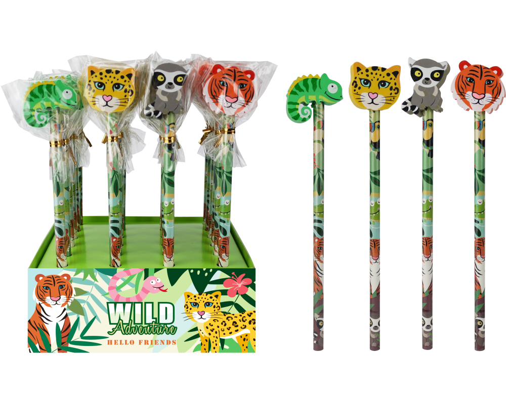 ROOST Bleistift Wild WARE-001 4 ass.