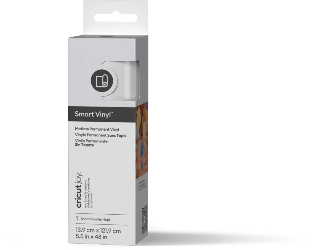 Cricut Vinylfolie Joy 13.9 cm x 121.9 cm Permanent, Weiss