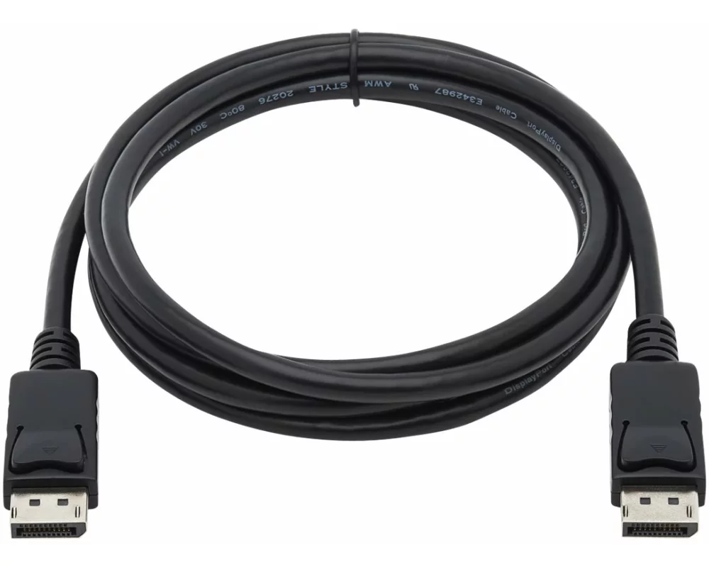 EATON TRIPPLITE DisplayPort Cable with Latches, 4K, 60Hz, M/M, 6ft. 1.83m