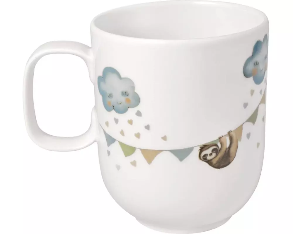 Villeroy & Boch Kindertrinkbecher Walk Elephant 280 ml, 6 Stück, Hellblau
