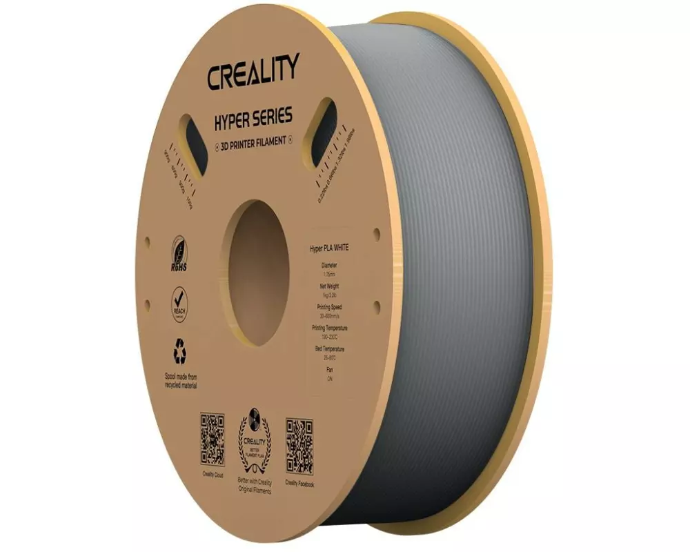 Creality Filament PLA Hyper, Grau, 1.75 mm, 1 kg