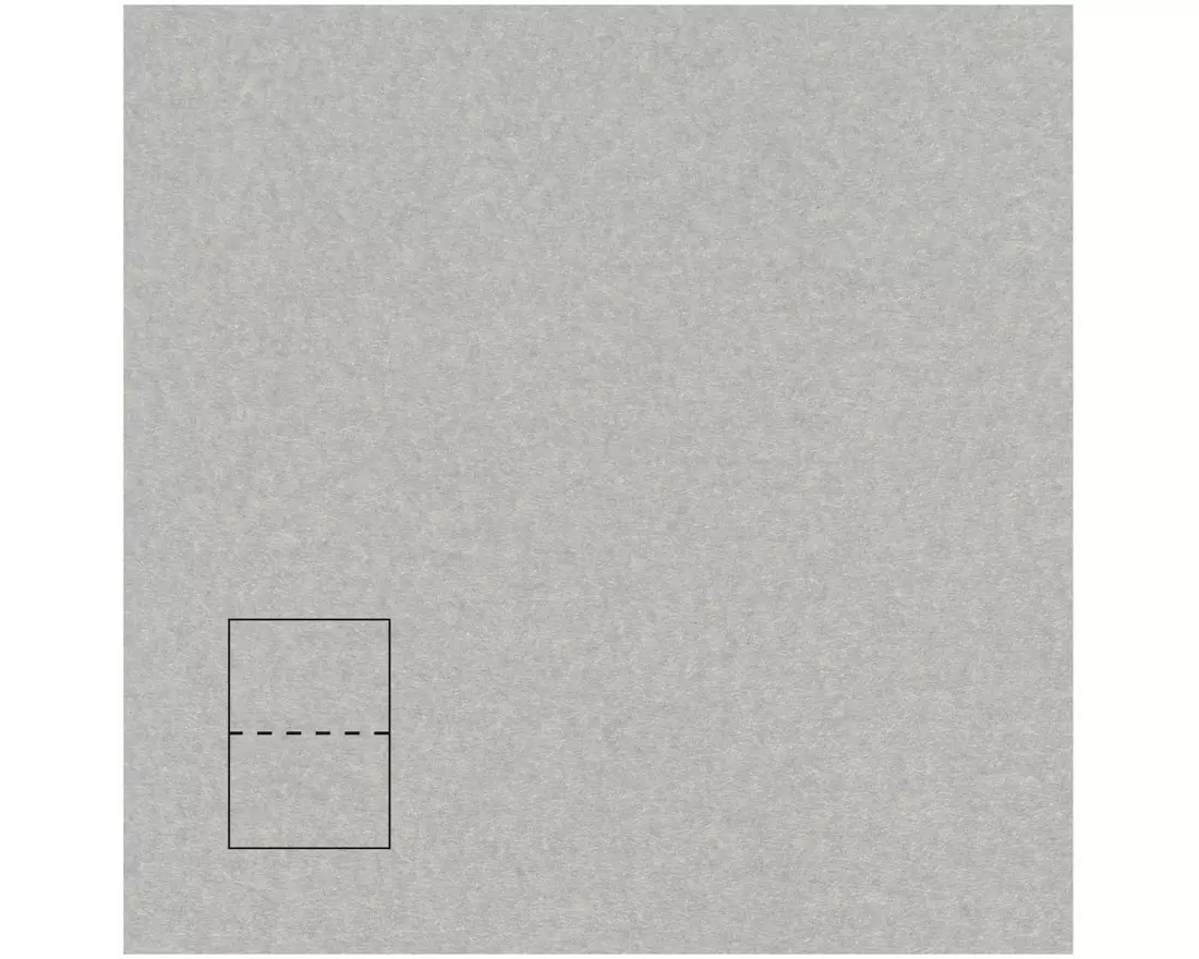 Rico Design Paper Poetry Essentials B6 Klappkarte Silber, 50 Stück