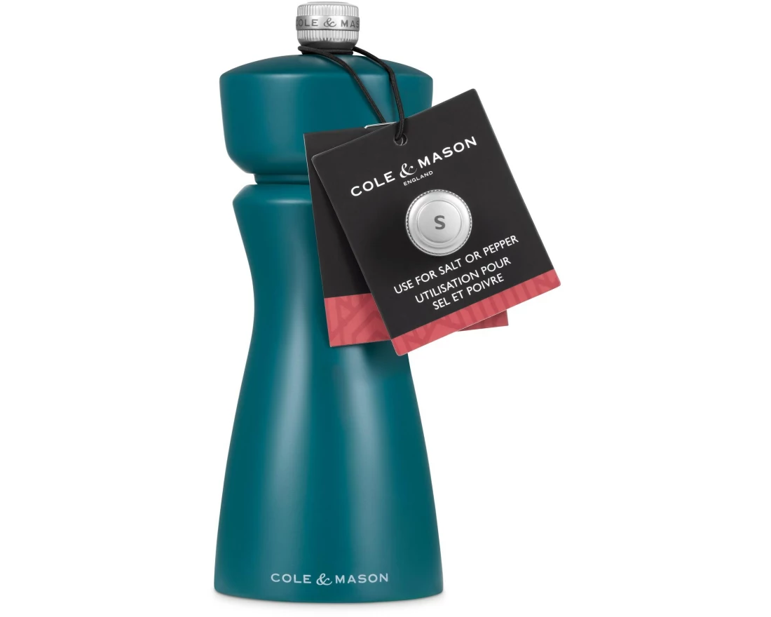 Cole&Mason Salz- oder Pfeffermühle Kenton 15 cm, Blau