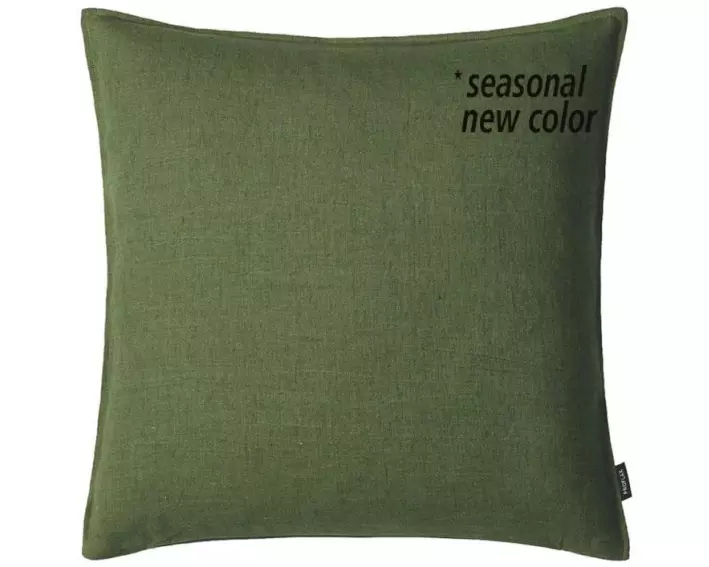 PROFLAX Kissenbezug Leinen 50 x 50 cm, Olive