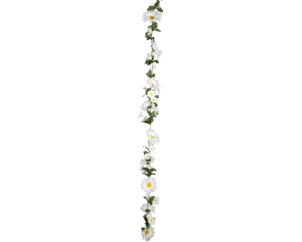Dekomat AG Kunstpflanze Gänseblümchengirlande 180 cm