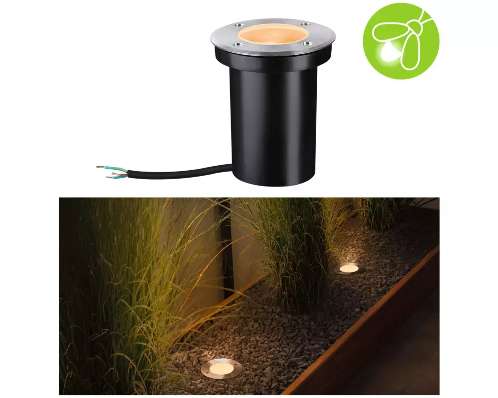 Paulmann Bodeneinbauleuchte IP65, Goldlicht