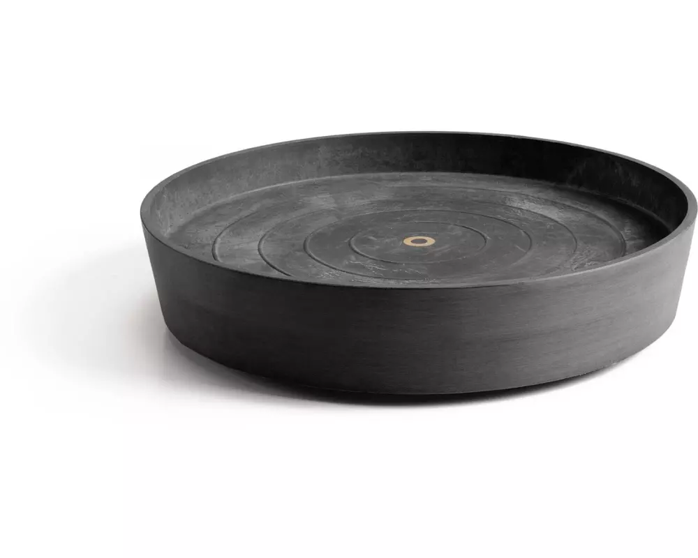 Ecopots Unterteller Saucer Wheels Ø 41 cm Schwarz