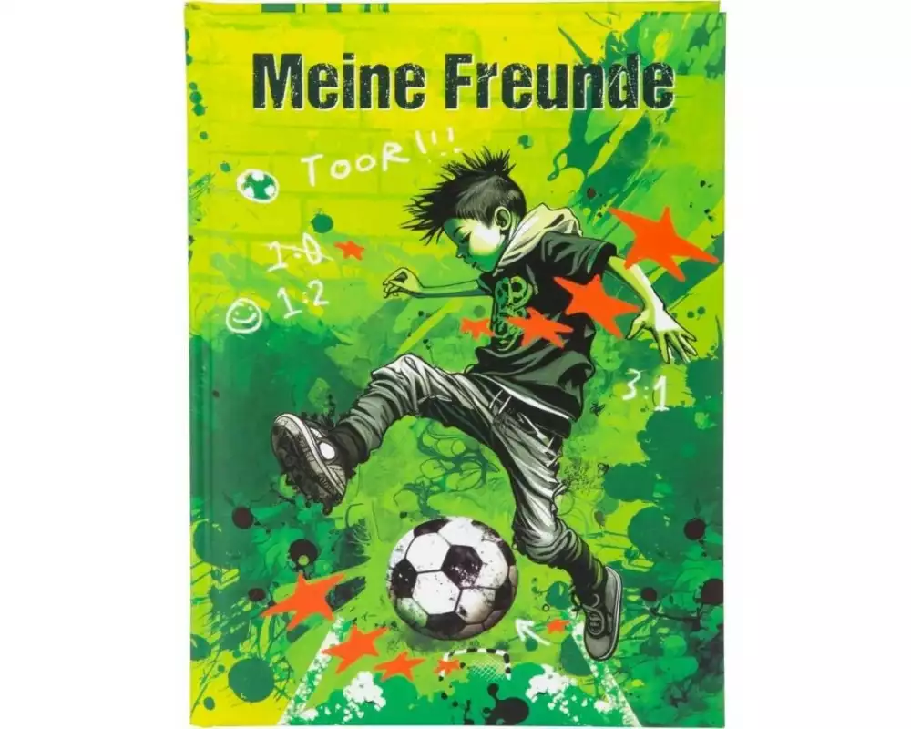 Goldbuch Freundebuch Stürmer A5, 88 Seiten