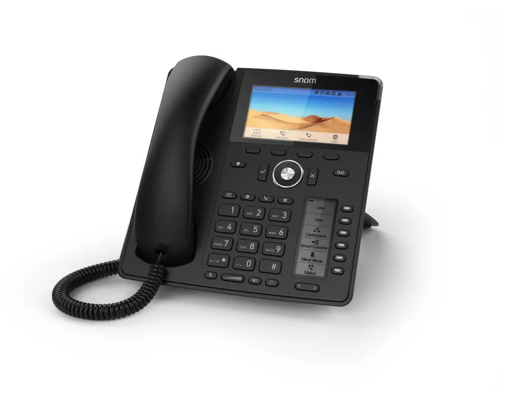 snom Tischtelefon D785N Schwarz