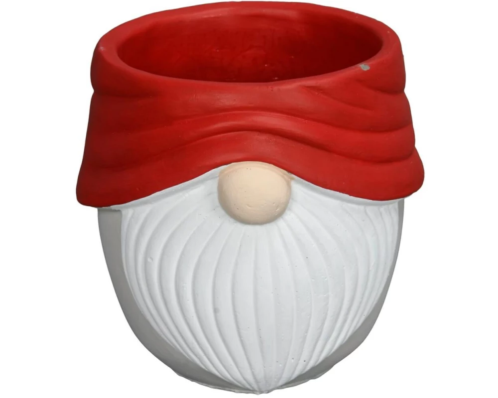 COCON Weihnachtsdeko Pflanzentopf Weihnachtsmann, klein