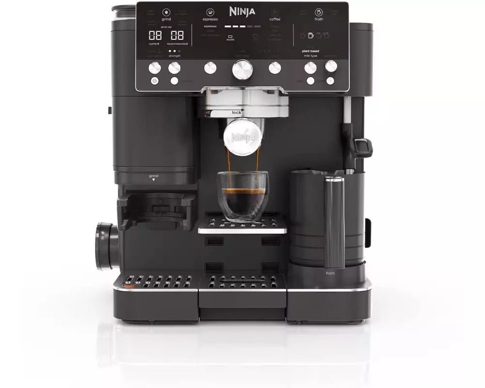 Ninja Siebträgermaschine Luxe Café Premier ES601EUBK Schwarz