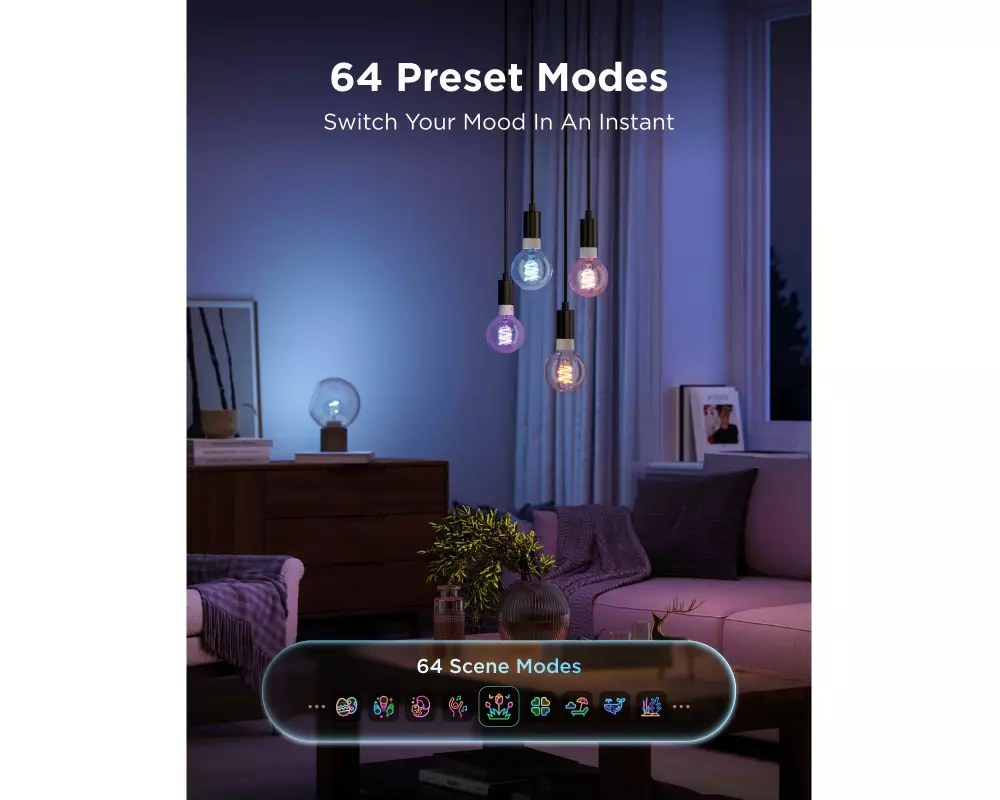 Govee G25 Smart Edison Bulb, E27, 2700K - 6500K (2er Pack)