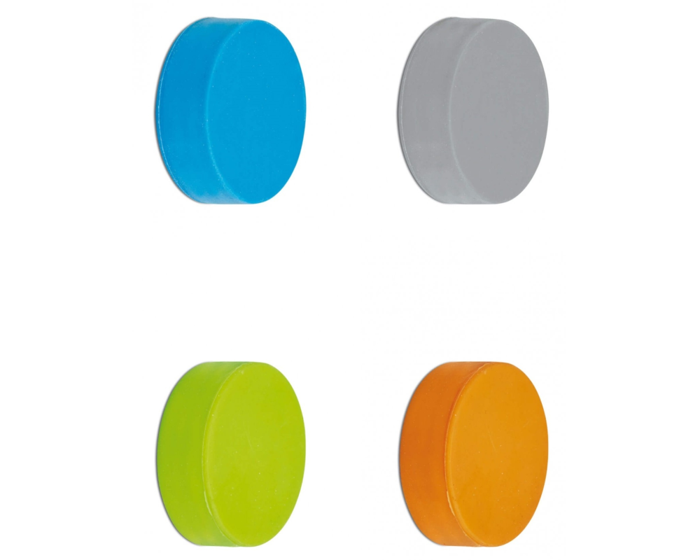 MAUL Magnet Silikon 32.6x9.8mm 6161299 Farben ass., 0.8kg 4 Stück