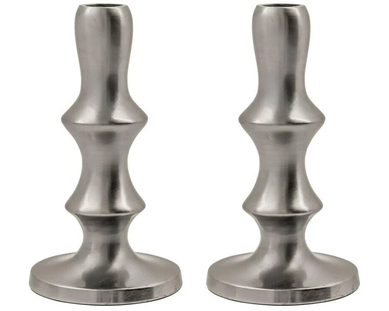 House Doctor Kerzenständer 2 Stück, Silber