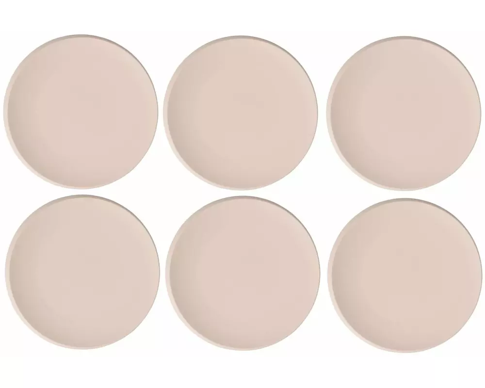 Villeroy & Boch Speiseteller NewMoon 6 Stück, Beige