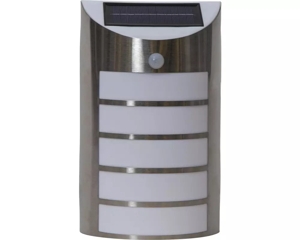 EGLO Leuchten Gartenlicht Solarleuchte mit Sensor Silber