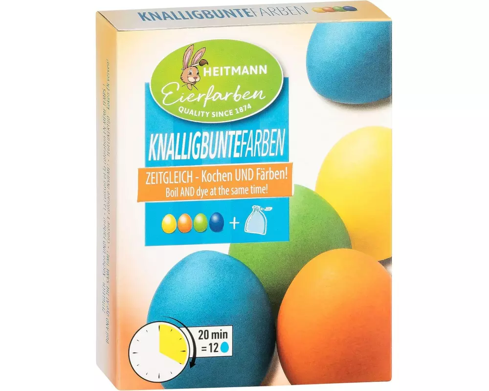 Brauns Heitmann Eierfarben Brillant-Ei Gelb, Orange, Grün, Türkis