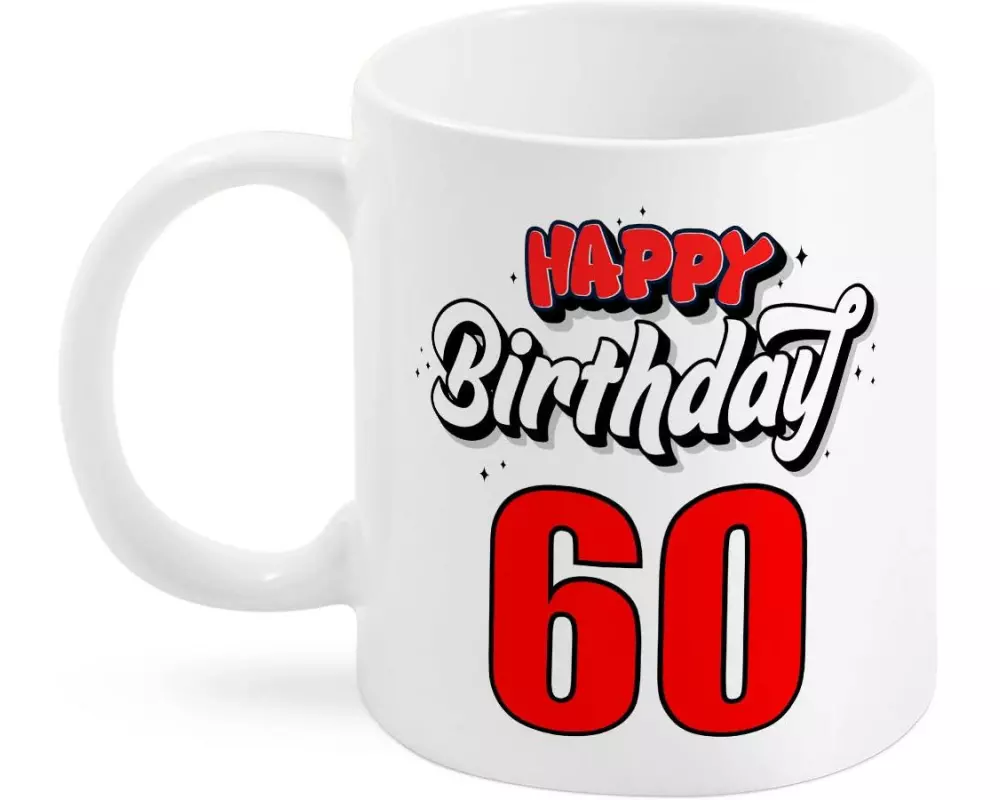 Trendcompany Tasse 60. Geburtstag