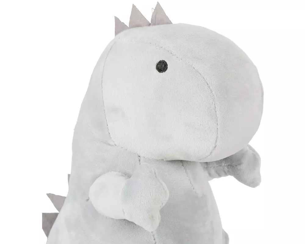 relaxdays Türstopper Dino Stoff Grau 23 cm