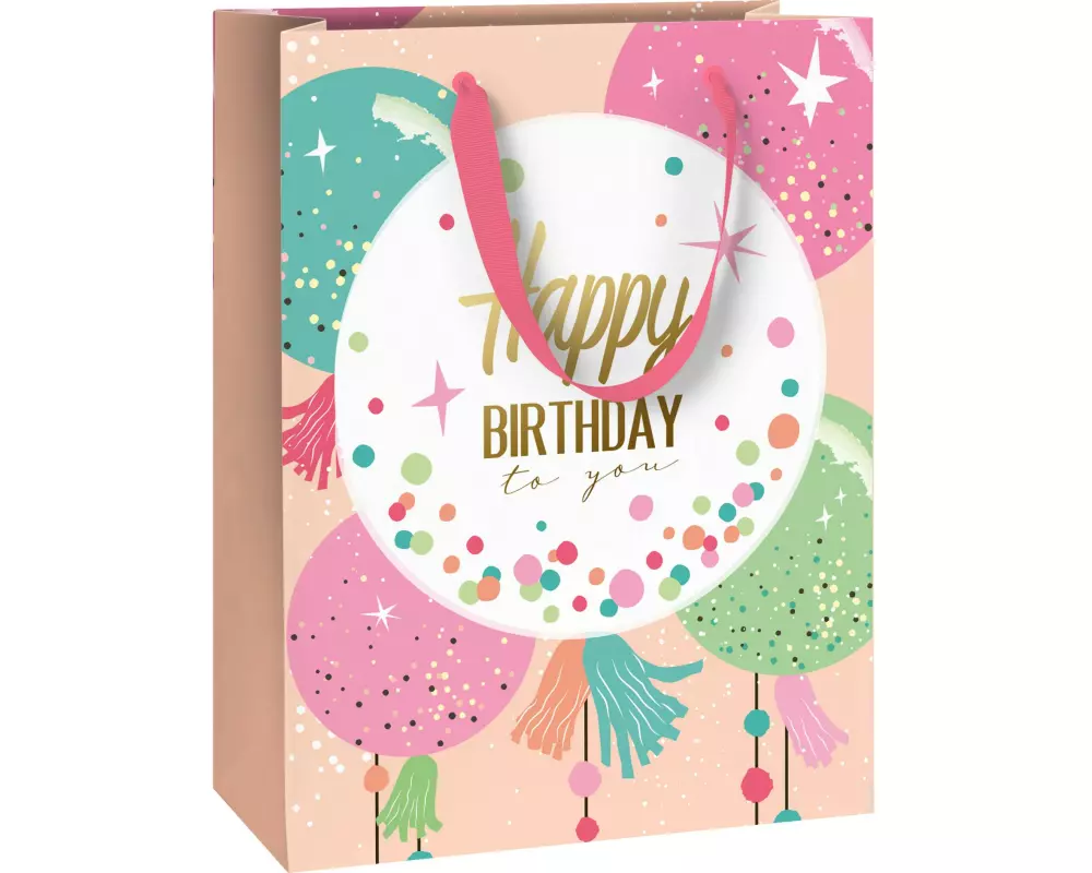 Stewo Geschenktasche Partyballoons 23 x 13 x 30 cm