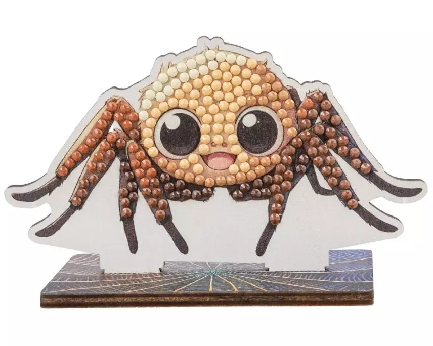 CRAFT Buddy Bastelset Spider Crystal Art Wildlife Buddies