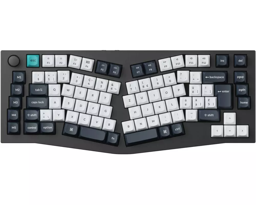 Keychron Gaming-Tastatur Q10 Max Black QMK Red Switch