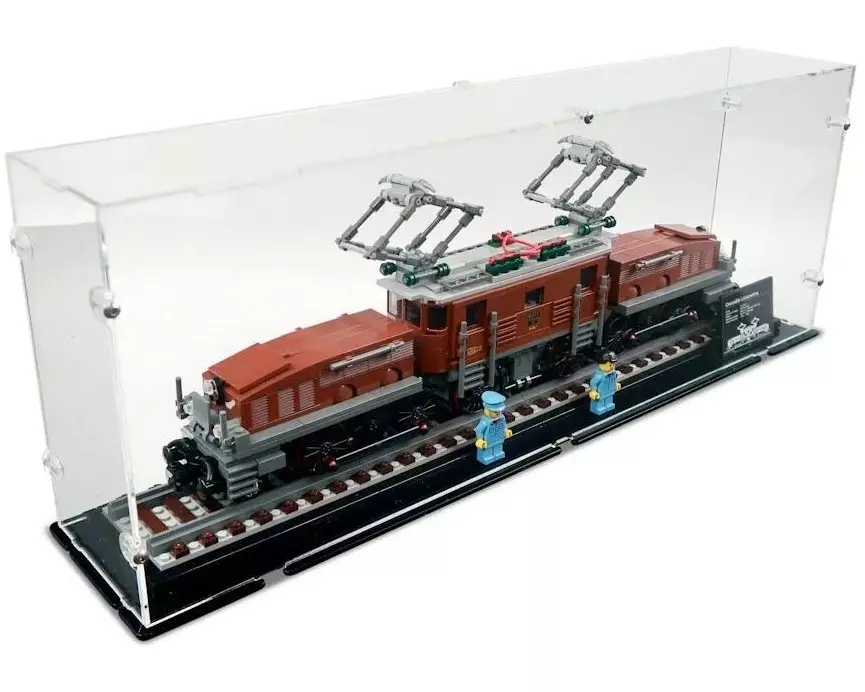 iDisplayit Zubehör Acryl-Display LEGO 10277 Krokodil-Loko