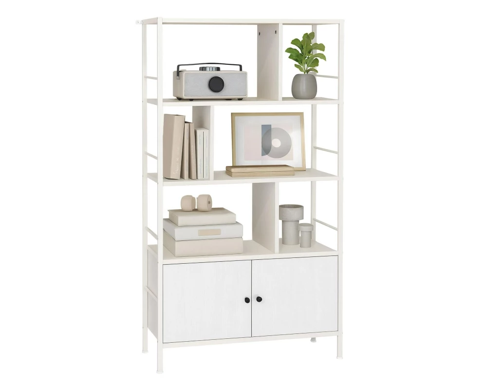 relaxdays Regal 154.5 x 74 cm Weiss