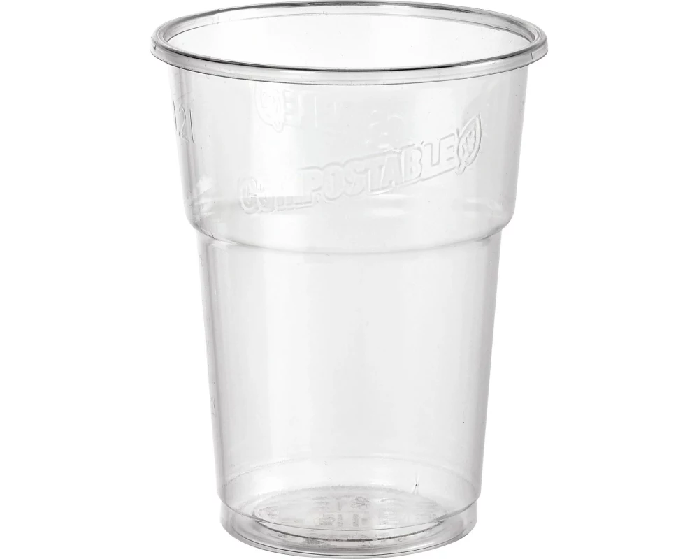 Duni Einwegbecher 250 ml PLA Füllstrich 50 Stück