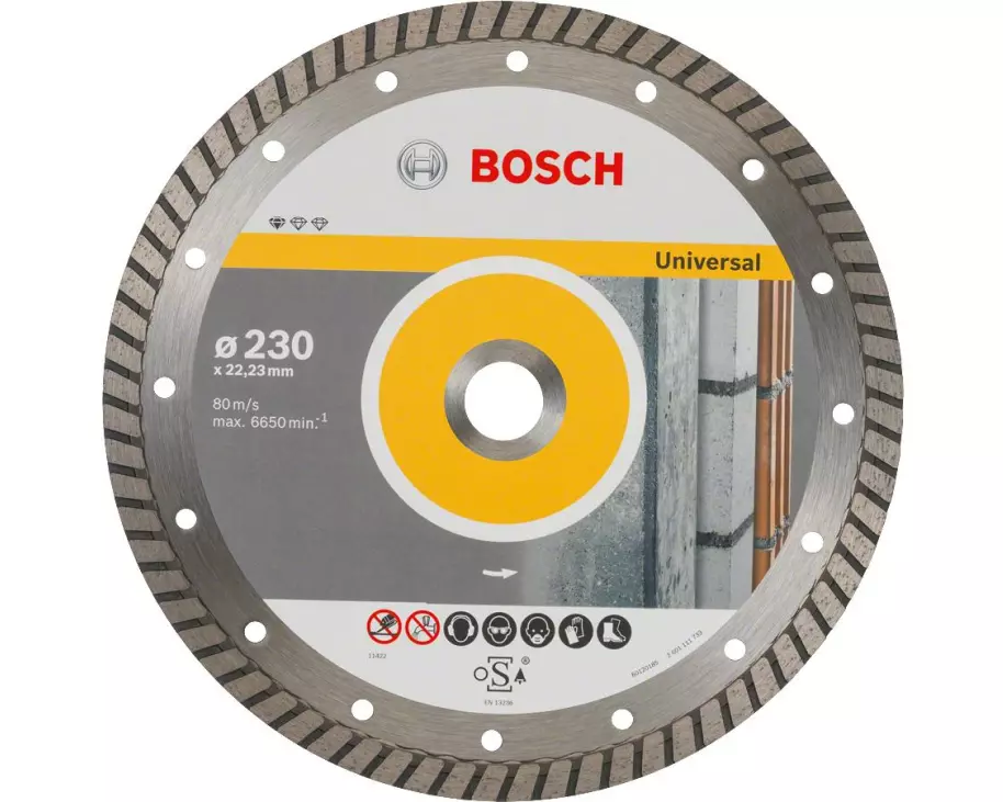Bosch Professional Diamanttrennscheibe Standard for Universal 230 x 2.5 x 10 mm