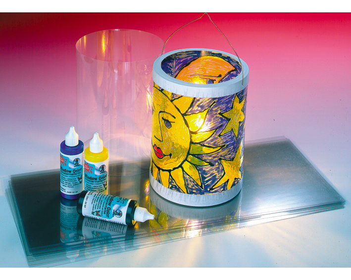 URSUS Farbfolien Window 20x50cm 2440000 transparent 25 Blatt