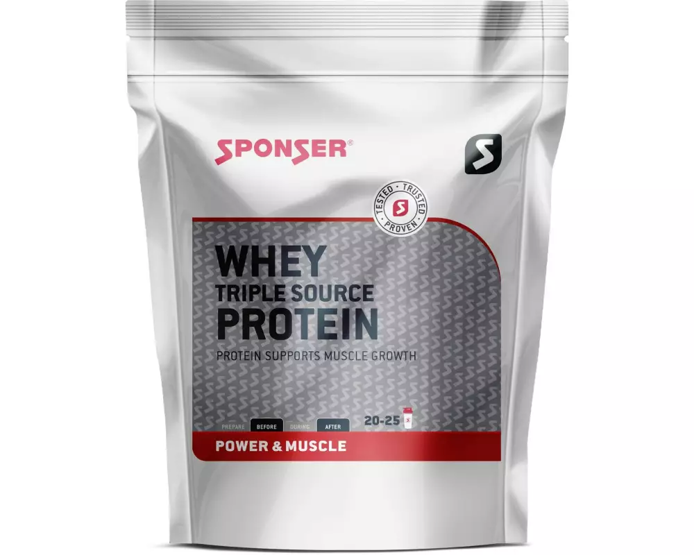 Sponser Pulver Whey Triple Source Vanille 500 g