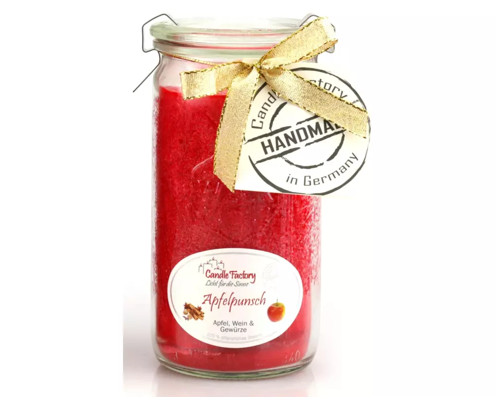 Candle Factory Duftkerze Apfelpunsch Mini Jumbo
