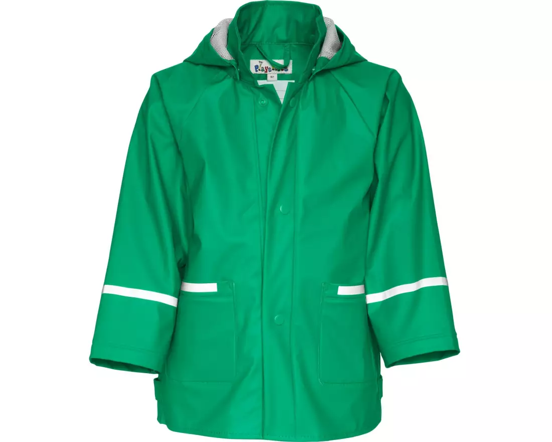 Playshoes Regenjacke Basic Grün Gr. 98
