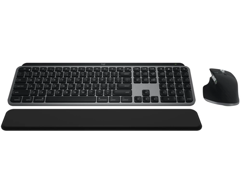 Logitech Tastatur-Maus-Set MX Keys S Combo Space Grey (FR-Layout)