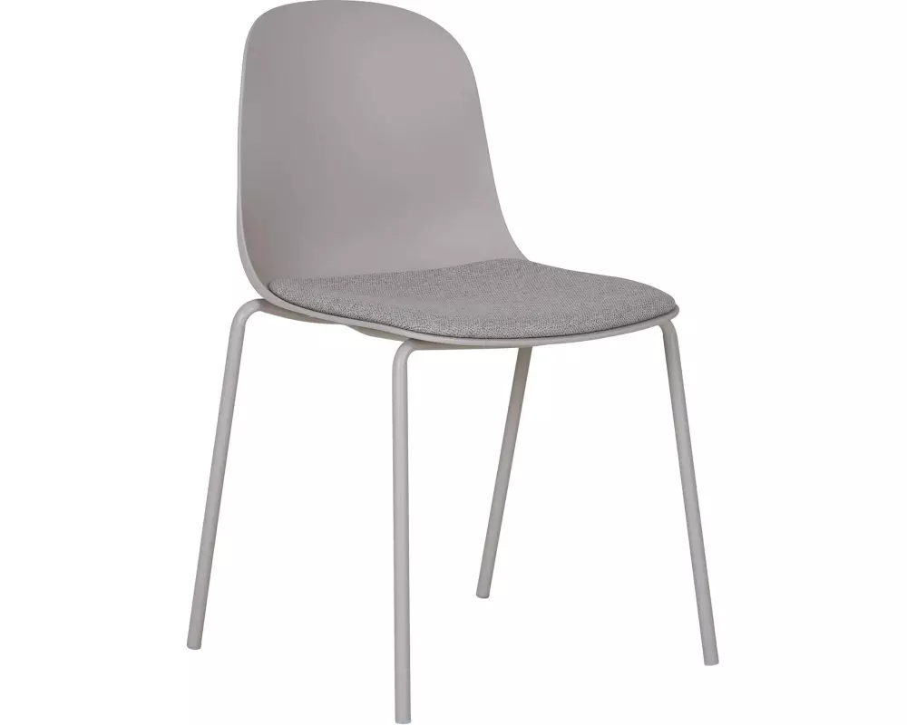 House Nordic Stuhl Madalena 2 Stück, 85 x 53 cm, Grau