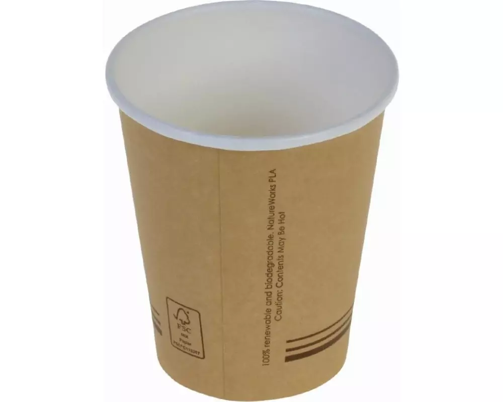 Naturesse Einwegbecher 180 ml 50 Stück, Braun