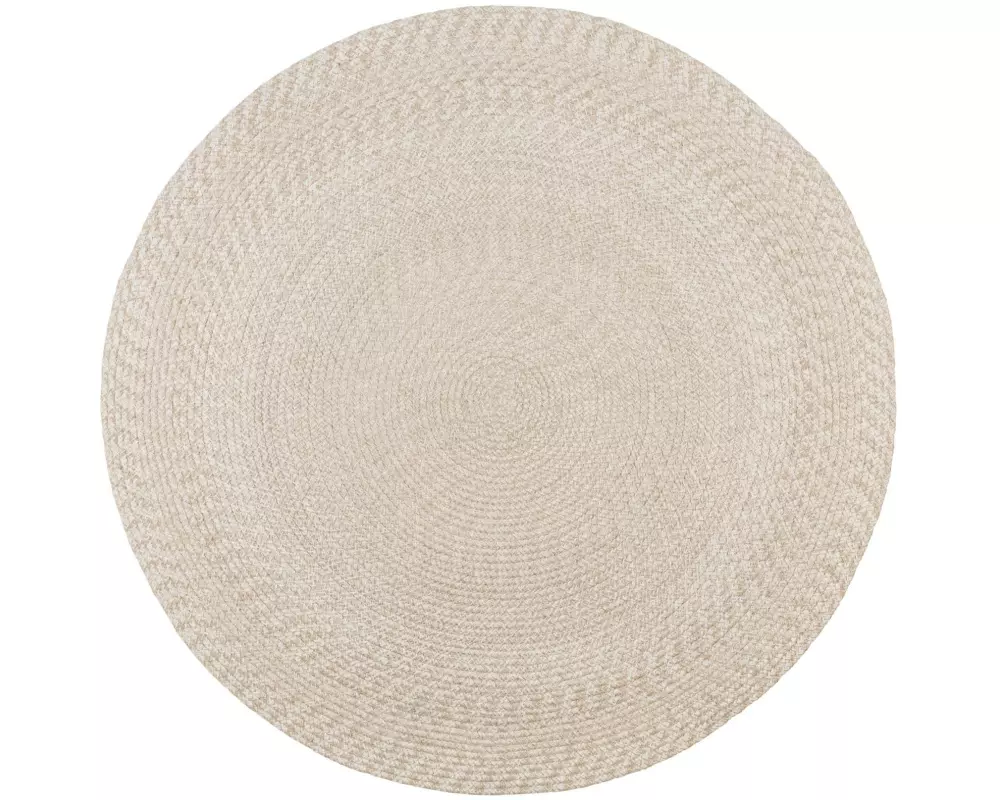 House Nordic Teppich Menorca Ø 120 cm, Hellbeige