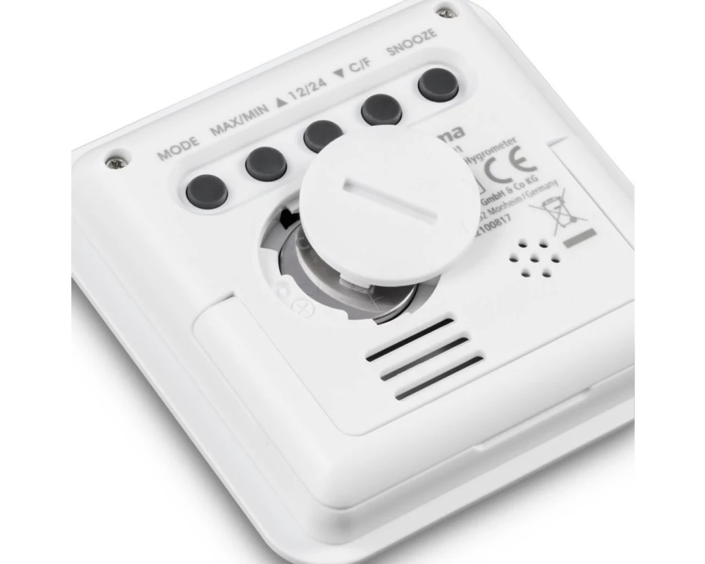 Hama Borneo Thermo-Hygrometer digital für innen weiss