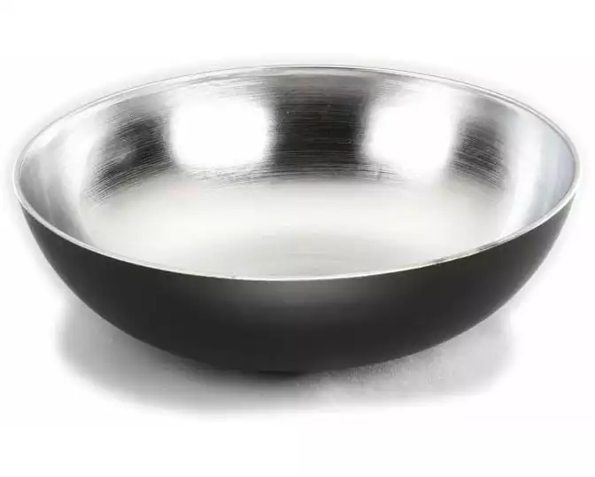 Holly & Jolly Schale Silber-Schwarz, Ø 30 cm