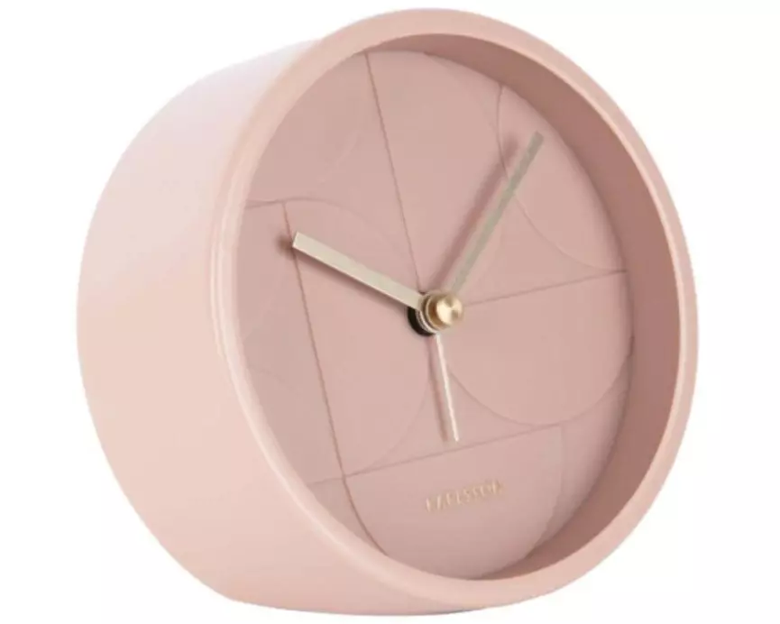 KARLSSON Klassischer Wecker Circular Pink