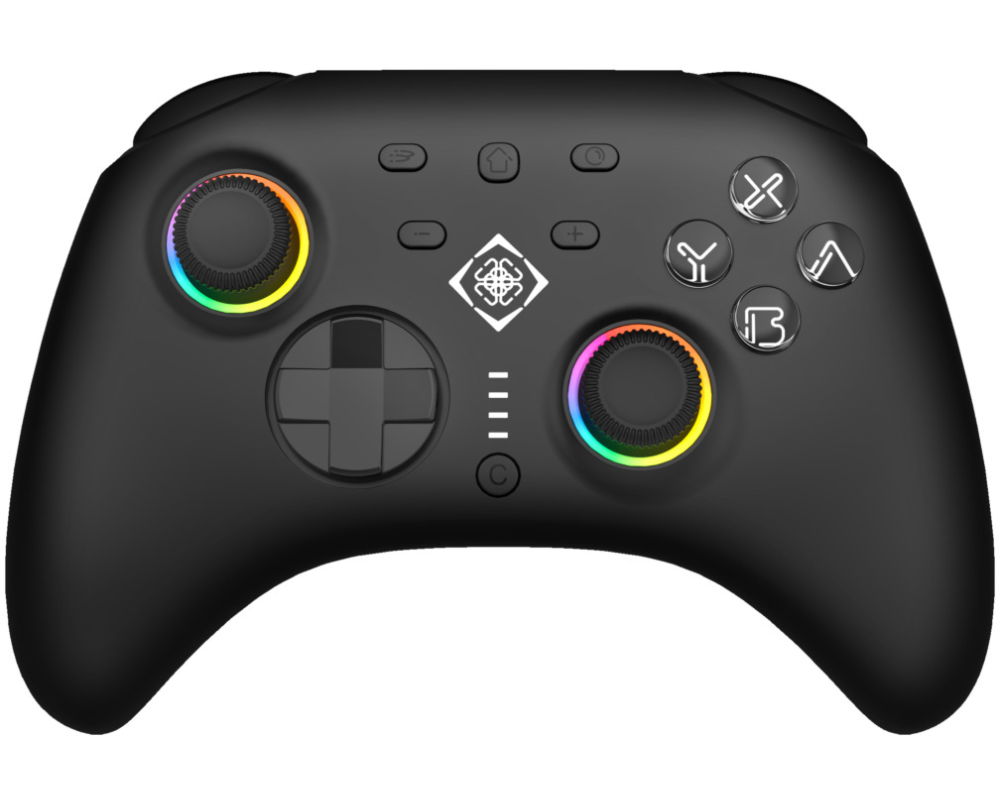 DELTACO Wireless Controller RGB GAM-198 NSW 2, with C-button, Black