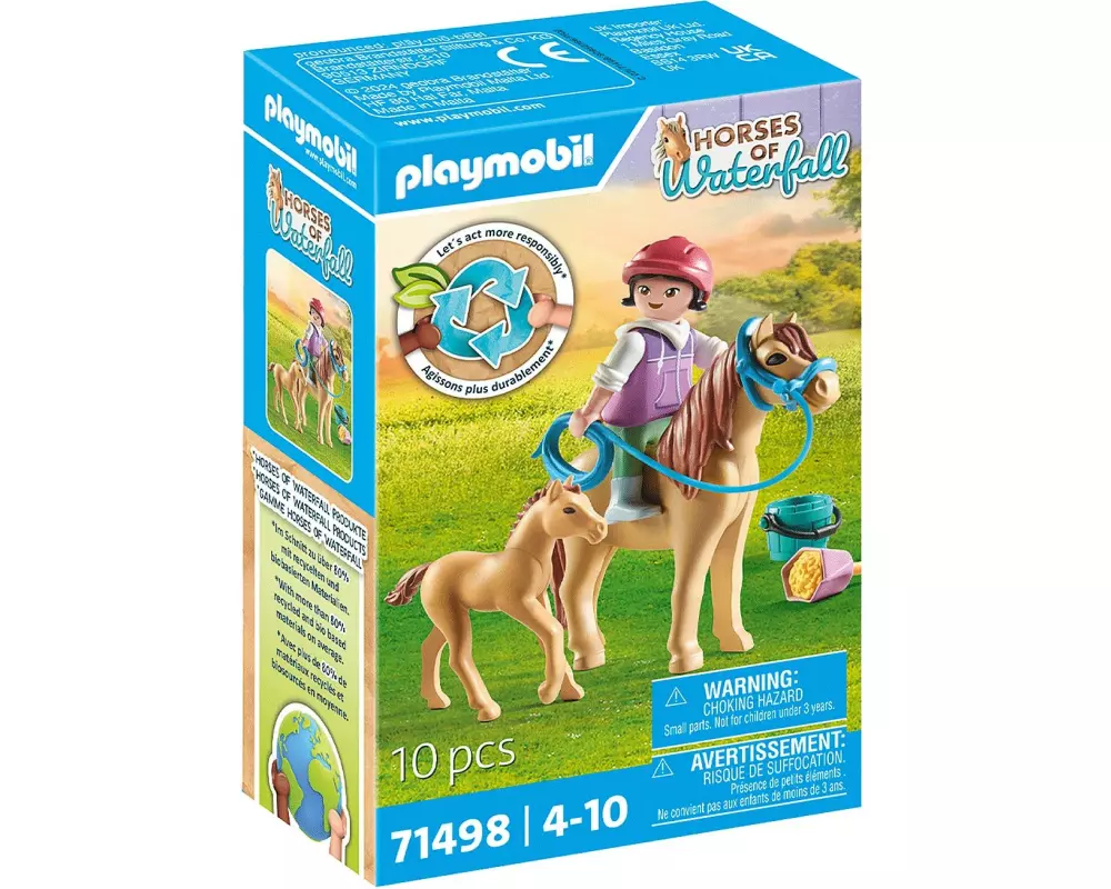 Playmobil Horses of Waterfall Kind mit Pony und Fohlen 71498